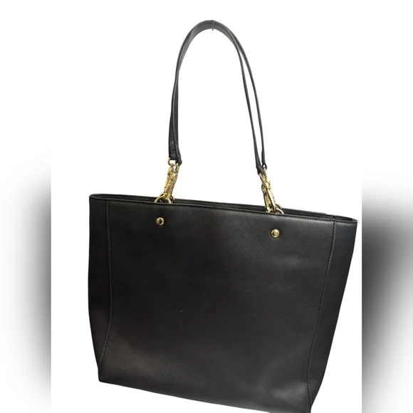 Karl Lagerfeld - Black Shoulder Hand Bag Tote - Picture 2 of 15